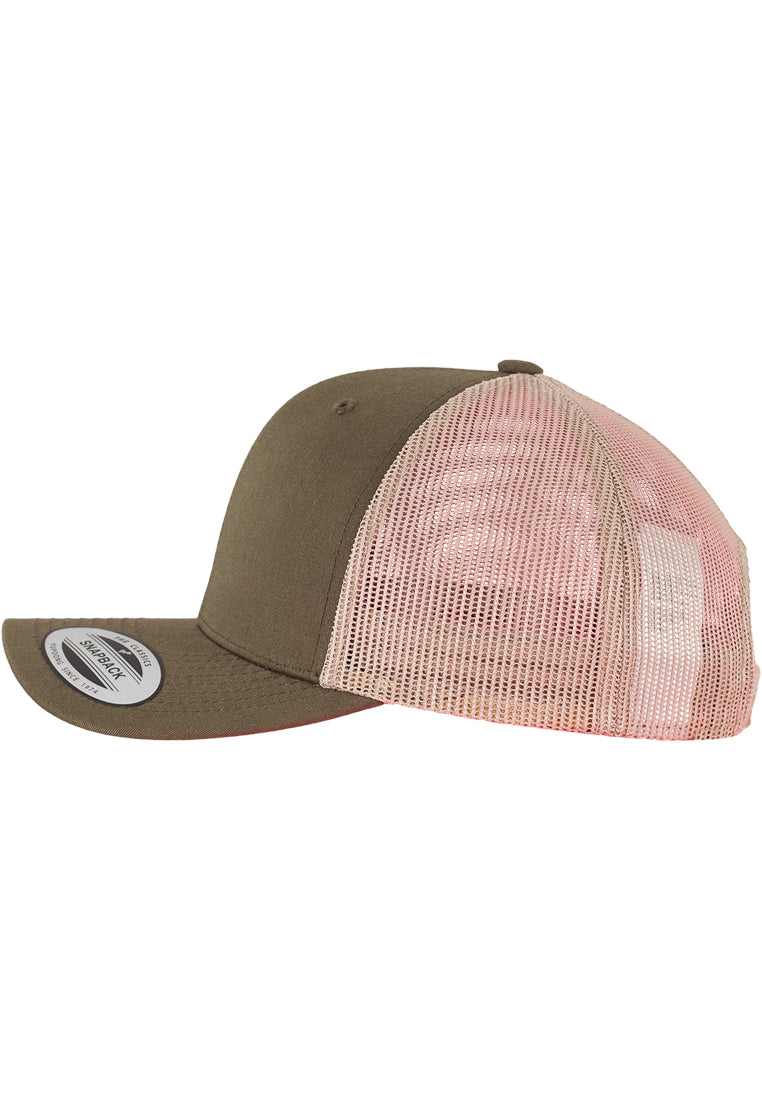Retro Trucker 2-Tone - Moss Green/Khaki - Headz Up 