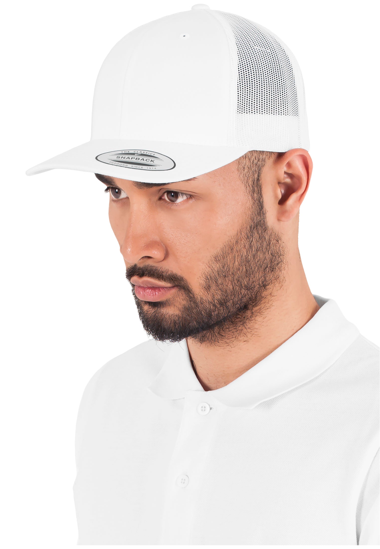 Retro Trucker - White - Headz Up 