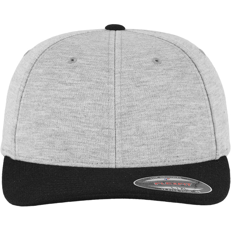 Flexfit Cap - Double Jersey 2-Tone - Grey Black - Headz Up 
