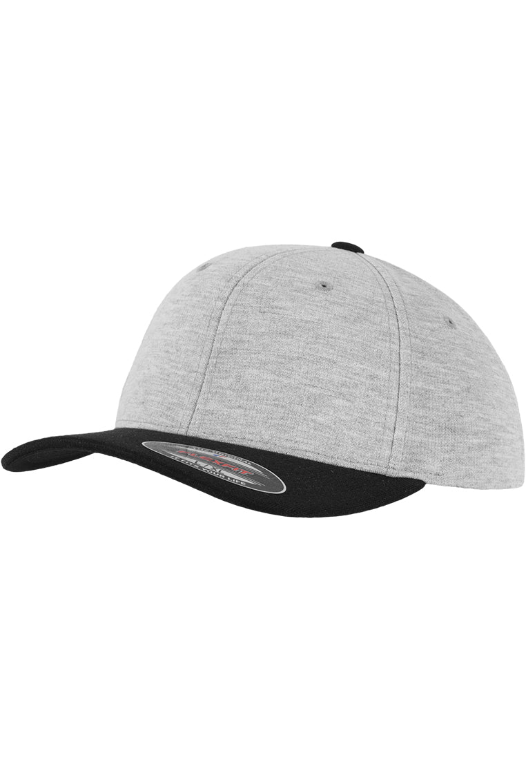 Flexfit Cap - Double Jersey 2-Tone - Grey Black - Headz Up 