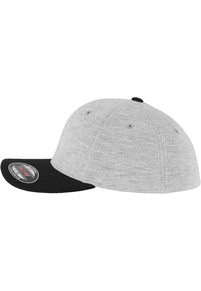 Flexfit Cap - Double Jersey 2-Tone - Grey Black - Headz Up 