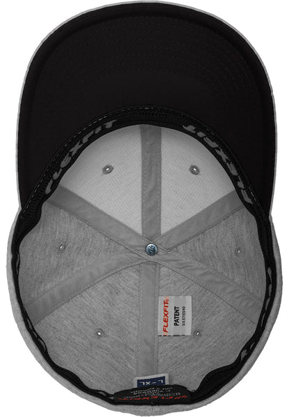Flexfit Cap - Double Jersey 2-Tone - Grey Black - Headz Up 
