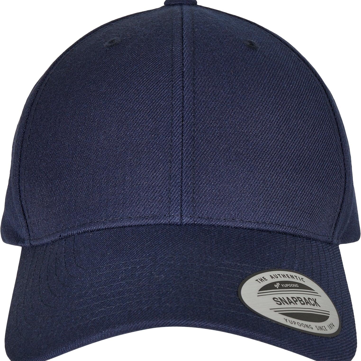 Premium Curved Visor Snapback Cap - Navy - Headz Up 