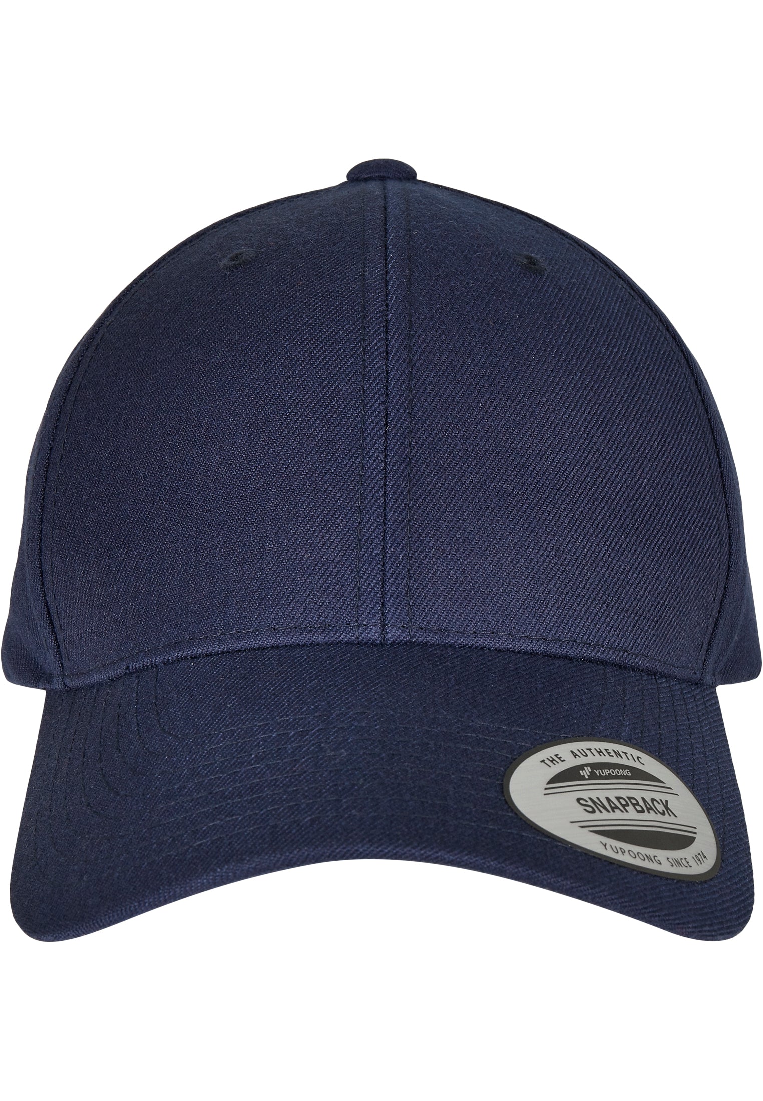 Premium Curved Visor Snapback Cap - Navy - Headz Up 
