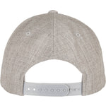 Premium Curved Visor Snapback Cap - Lysegrå - Headz Up 