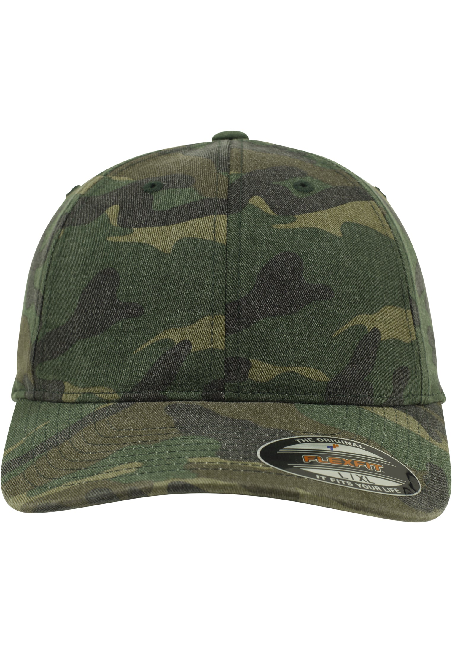 Flexfit Cap - Garment Washed Camo - Green Camo - Headz Up 