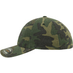 Flexfit Cap - Garment Washed Camo - Green Camo - Headz Up 