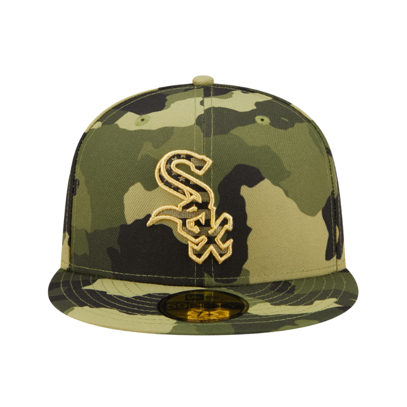 59fifty Fitted Cap Chicago White Sox Armed Forces (2022) - Camo - Headz Up 