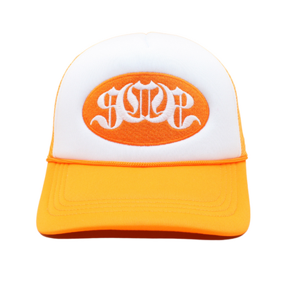 Orange Sabo Logo Trucker Cap - Headz Up 