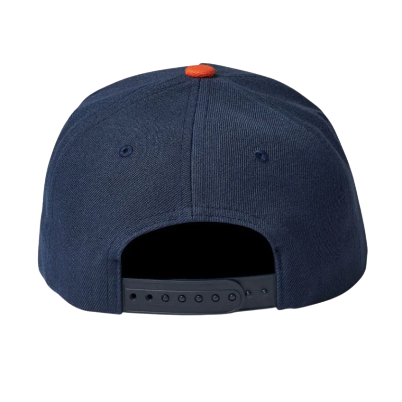 Crest C MP Snapback Cap - Navy/Orange - Headz Up 