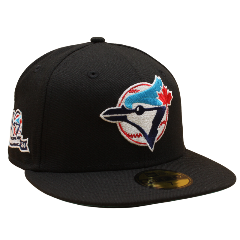 Toronto Blue Jays Cooperstown 59Fifty Fitted 10th Anniversary - Black/Teal - Headz Up 