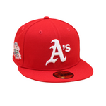 Oakland Athletics Cooperstown 59Fifty Fitted World Series 1989 - Scarlet - Headz Up 