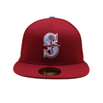 Seattle Mariners Cooperstown 59Fifty Fitted 30th Anniversary - Cardinal/Sky - Headz Up 