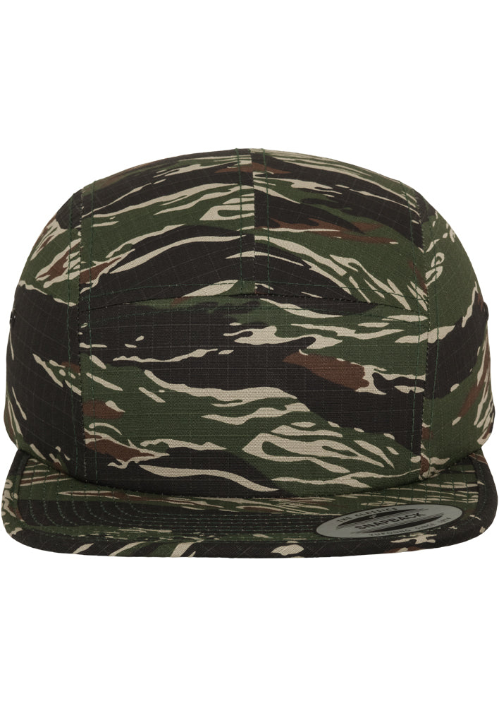 Classic Jockey 5-Panel Cap - Tiger Camo - Headz Up 