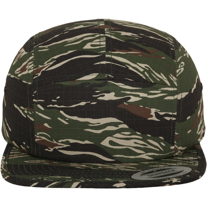Classic Jockey 5-Panel Cap - Tiger Camo - Headz Up 