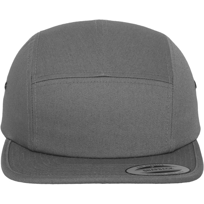 Classic Jockey 5-Panel Cap - Dark Grey - Headz Up 