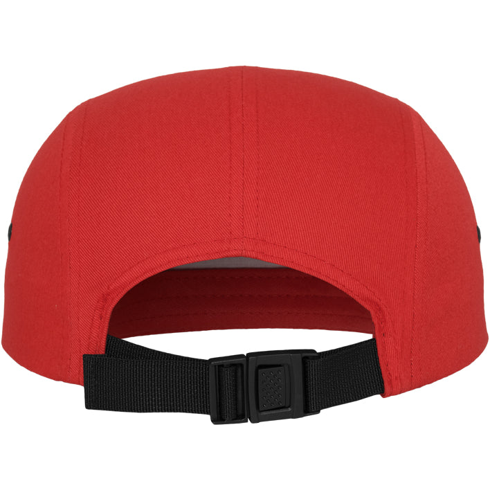 Classic Jockey 5-Panel Cap - Red - Headz Up 