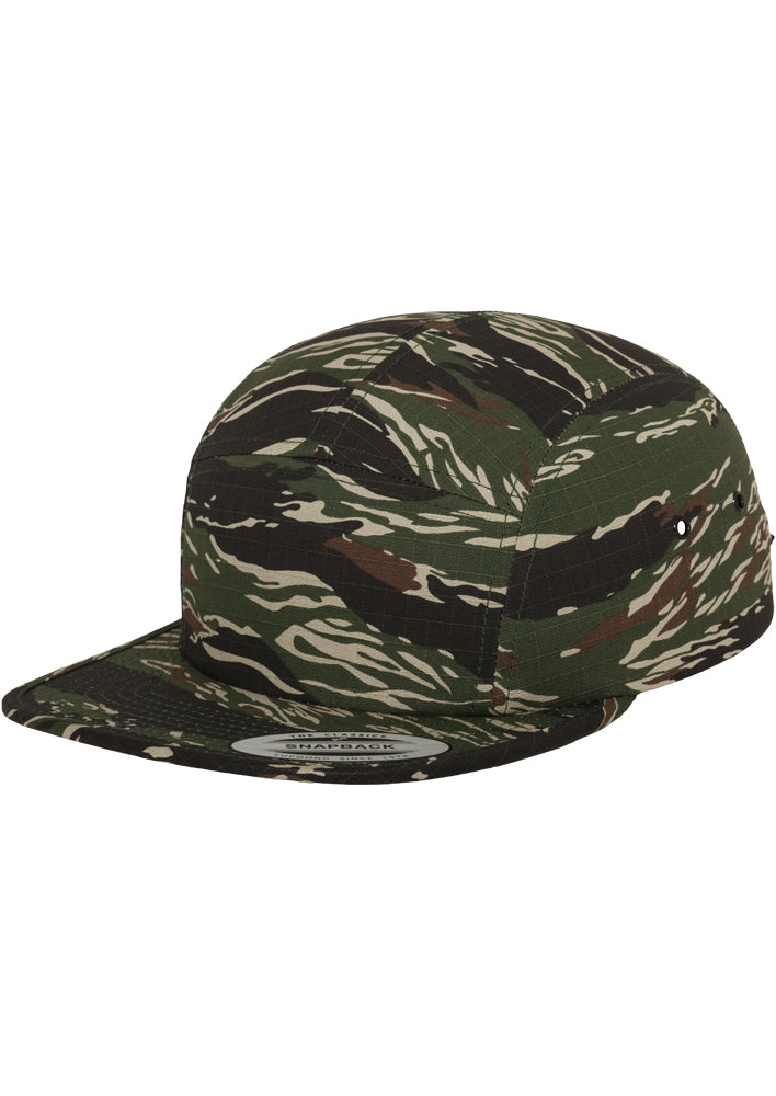 Classic Jockey 5-Panel Cap - Tiger Camo - Headz Up 