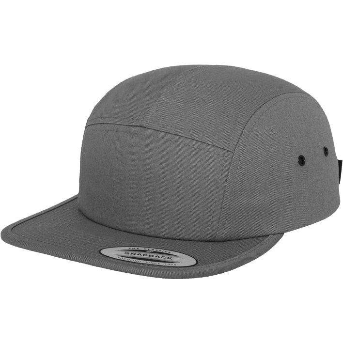 Classic Jockey 5-Panel Cap - Dark Grey - Headz Up 
