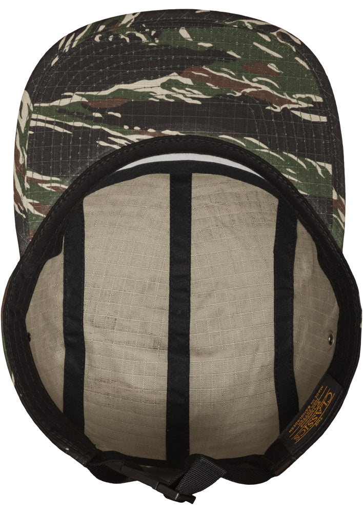 Classic Jockey 5-Panel Cap - Tiger Camo - Headz Up 