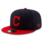 Cleveland Indians 59Fifty Fitted Cap - Navy/Rød - Headz Up 