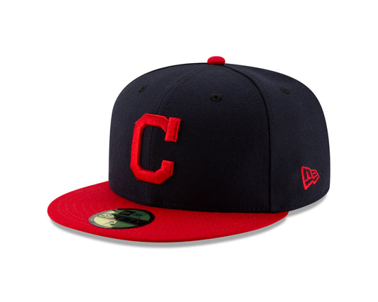 Cleveland Indians 59Fifty Fitted Cap - Navy/Rød - Headz Up 