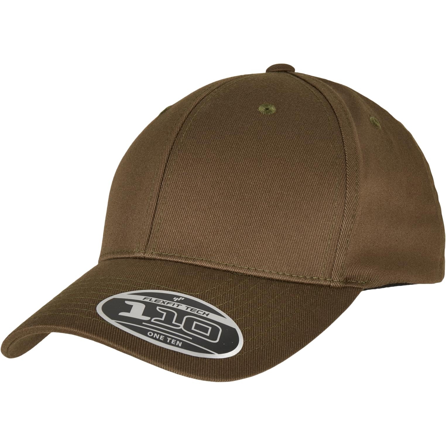 Curved Classic 110 Flexfit Snapback - Olive - Headz Up 