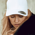 Curved Classic Snapback - White - Headz Up 