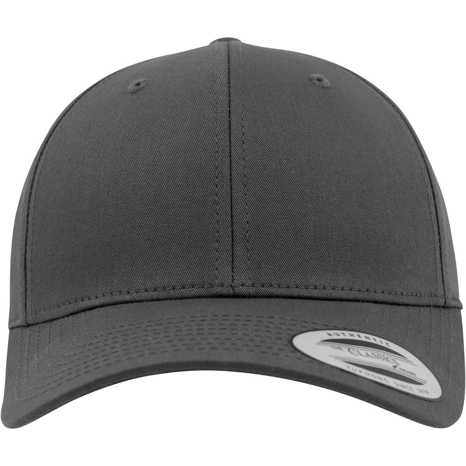 Curved Classic Snapback - Charcoal - Headz Up 