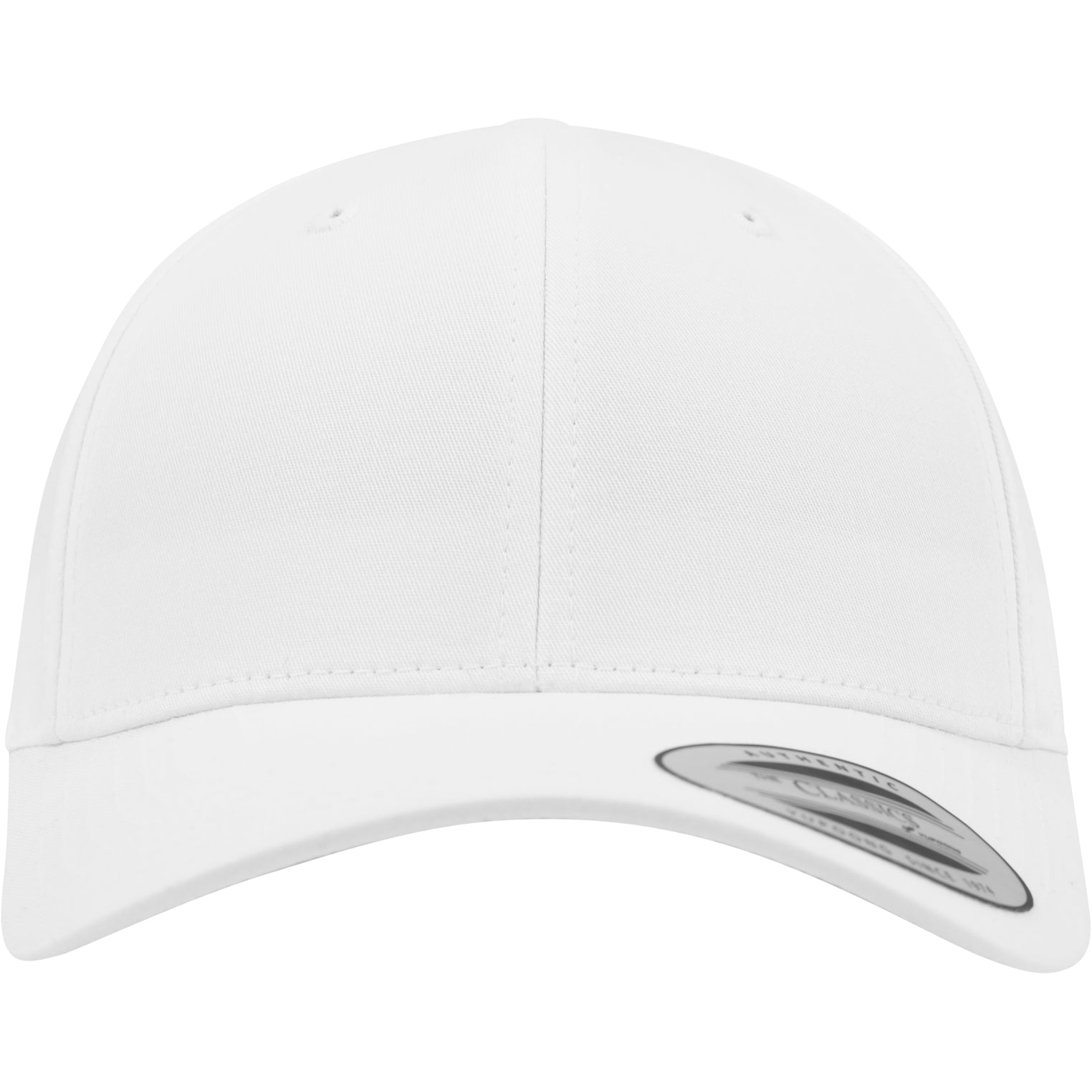 Curved Classic Snapback - White - Headz Up 
