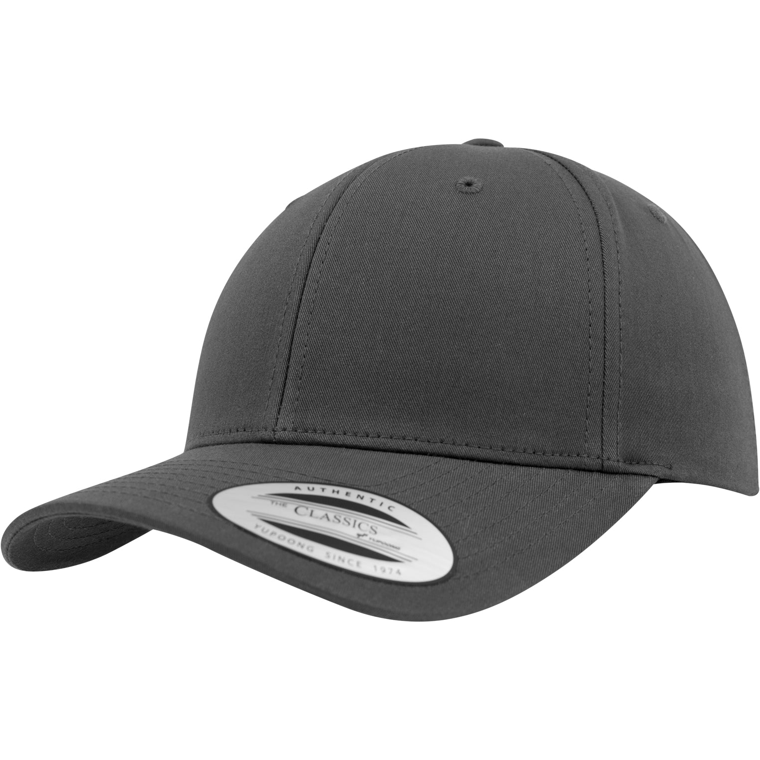 Curved Classic Snapback - Charcoal - Headz Up 
