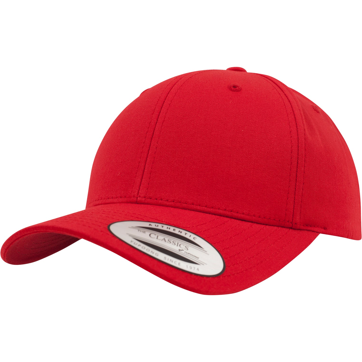 Curved Classic Snapback - Red - Headz Up 