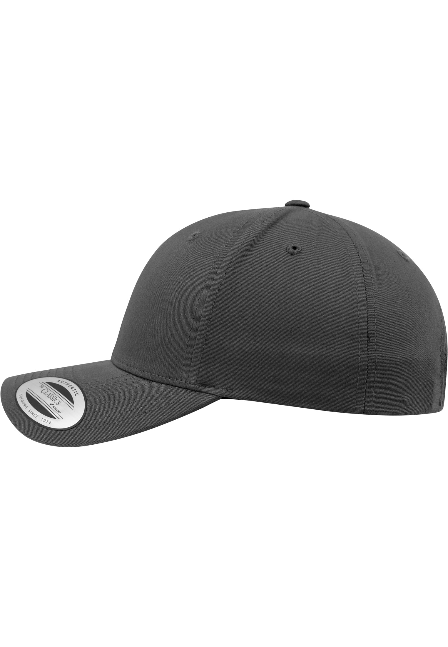 Curved Classic Snapback - Charcoal - Headz Up 