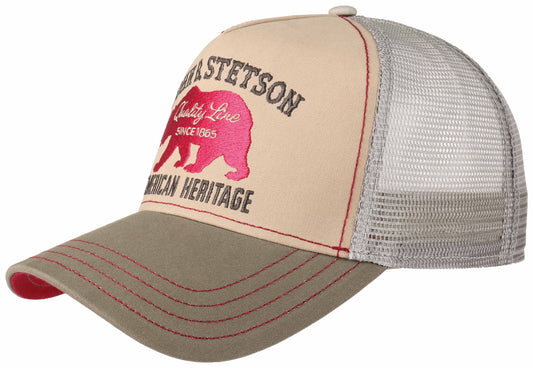 Bear Trucker Cap - Khaki - Headz Up 