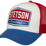 Gasoline Trucker Cap - White/Red/Blue - Headz Up 