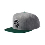 Oath III Snapback - Heather Grey/Spruce - Headz Up 