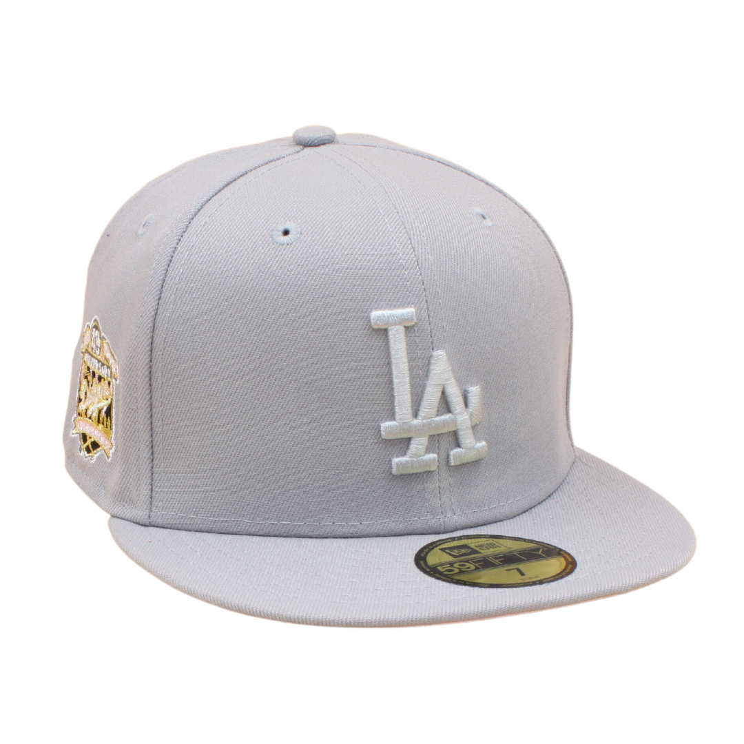 Los Angeles Dodgers Cooperstown 59Fifty Fitted 40th Anniversary - Grey/Pink - Headz Up 