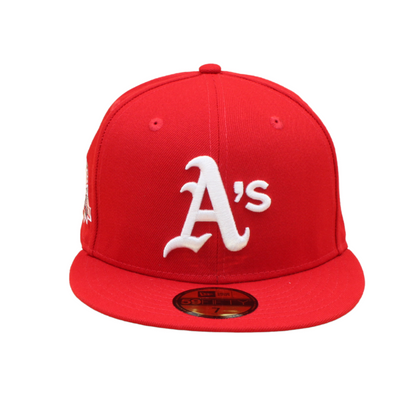 Oakland Athletics Cooperstown 59Fifty Fitted World Series 1989 - Scarlet - Headz Up 