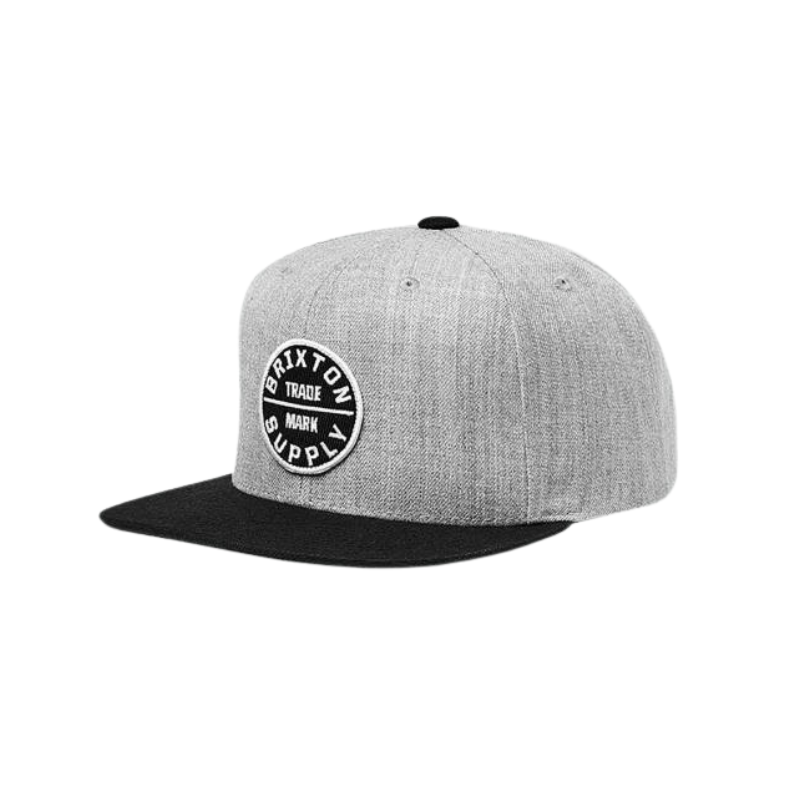 Oath III Snapback - Light Heather Grey/Black - Headz Up 