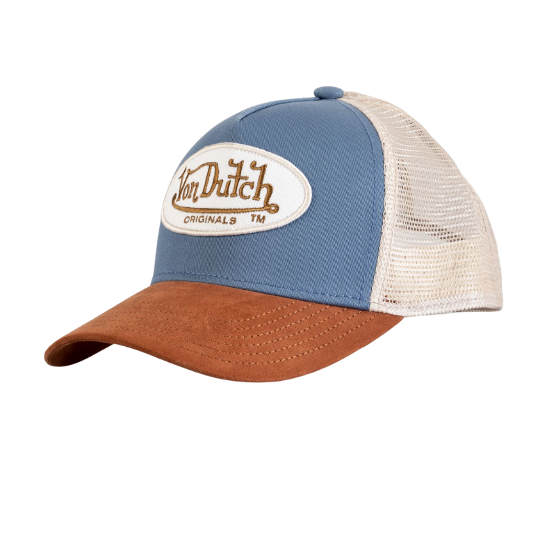 Von Dutch Boston Trucker Cap - Indigo/Blue - Headz Up 