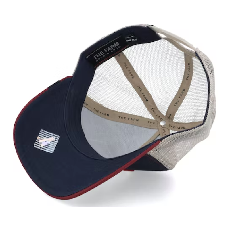 Goorin Bros The Freedom Eagle - Trucker Cap - Indigo Blue/Red - Headz Up 