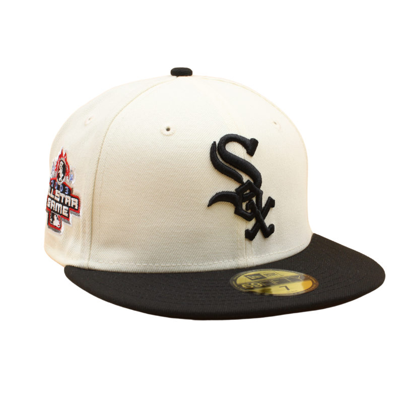 Chicago White Sox Cooperstown 59Fifty Fitted All Star Game 2003 - Chrome White/Black - Headz Up 