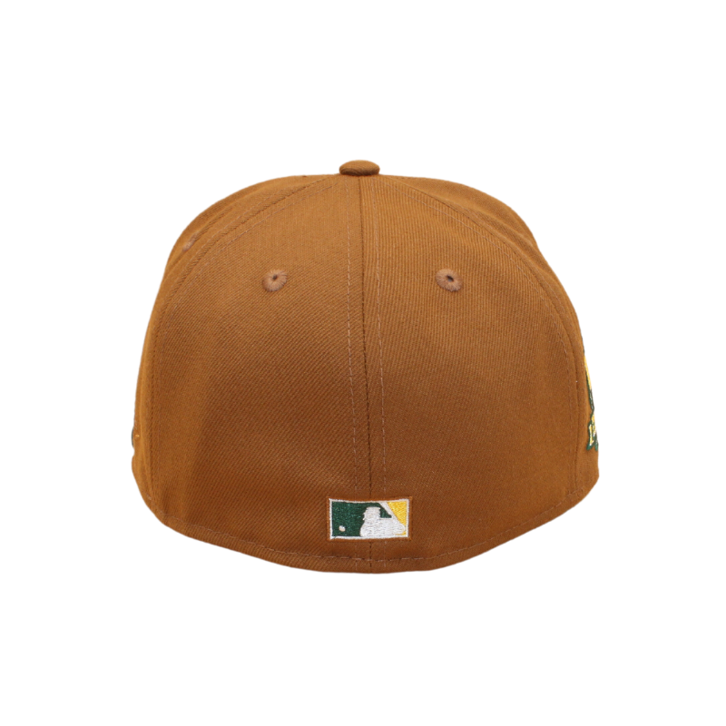 Oakland Athletics Cooperstown 59Fifty Fitted 40 Years Anniversary - Peanut/Dark Green/Gold - Headz Up 