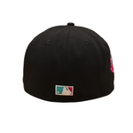New York Mets Cooperstown 59Fifty Fitted World 50th Anniversary - Black - Headz Up 