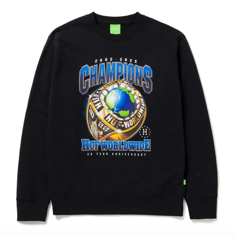 Champions Crewneck Sweatshirt - Black - Headz Up 