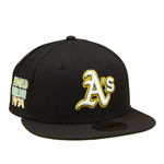 59Fifty Fitted Cap Oakland Athletics CITRUS POP - Black - Headz Up 