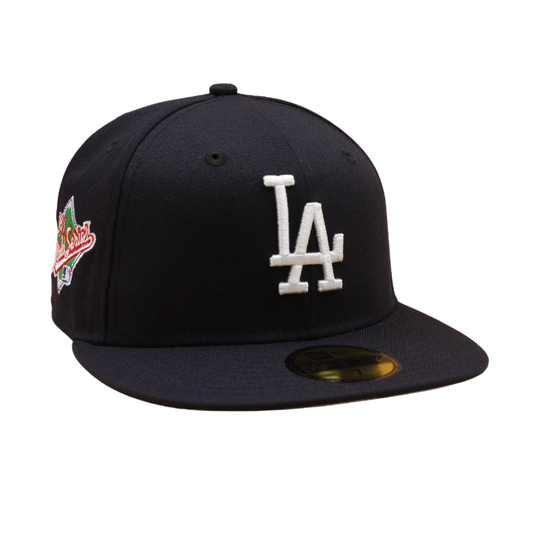 Los Angeles Dodgers Cooperstown 59Fifty Fitted World World Series 1988 - Navy/Grey - Headz Up 