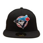 Toronto Blue Jays Cooperstown 59Fifty Fitted 10th Anniversary - Black/Teal - Headz Up 
