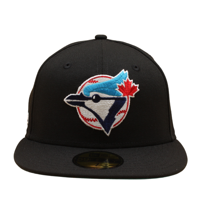 Toronto Blue Jays Cooperstown 59Fifty Fitted 10th Anniversary - Black/Teal - Headz Up 