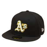 59Fifty Fitted Cap Oakland Athletics CITRUS POP - Black - Headz Up 